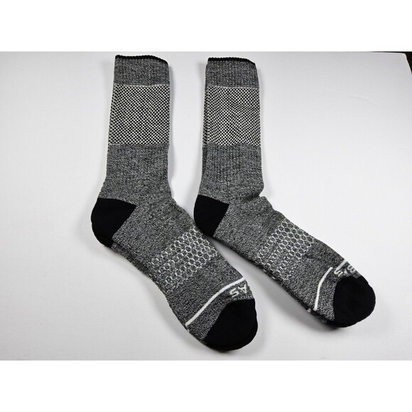 Bombas Merino Wool Lot Of 2 Pairs Calf Socks Size L - Picture 2 of 2
